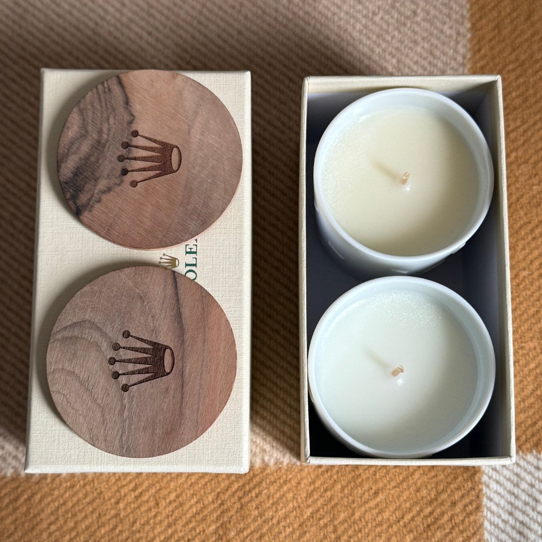 Rolex Set of Two Scented Candles