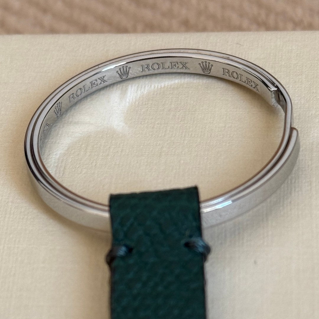 Rolex Platinum Crown Keychain