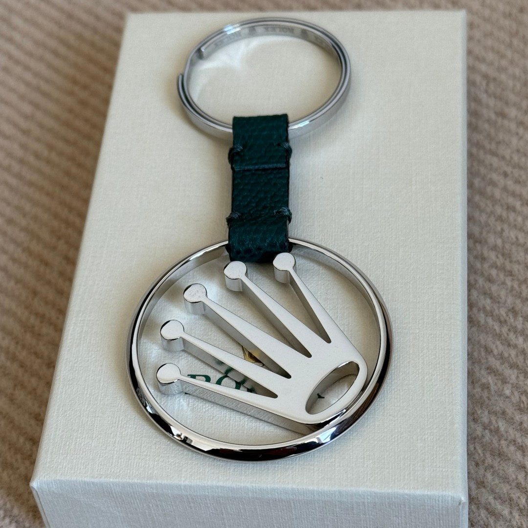 Rolex Platinum Crown Keychain