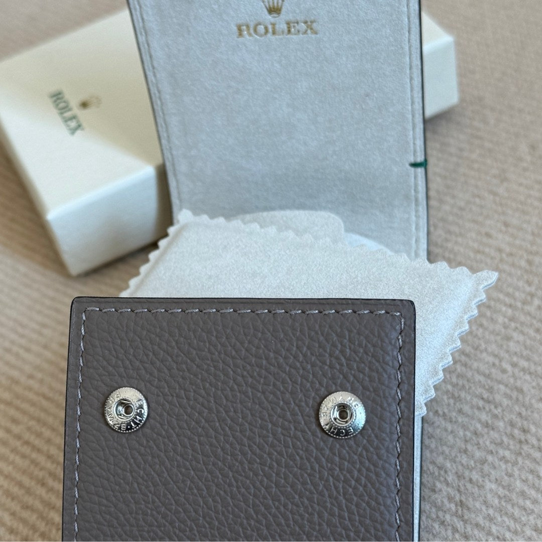 Rolex Grey Travel Watch Pouch
