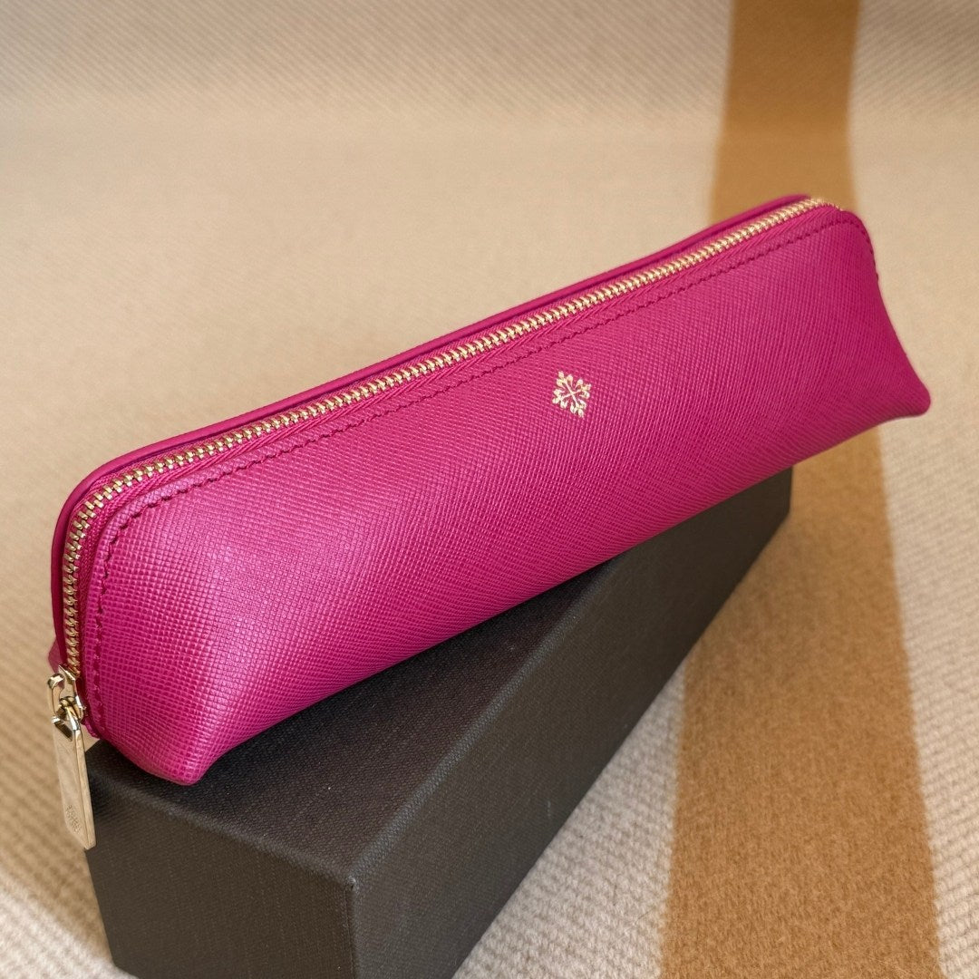 Patek Philippe Pink Leather Pen Case