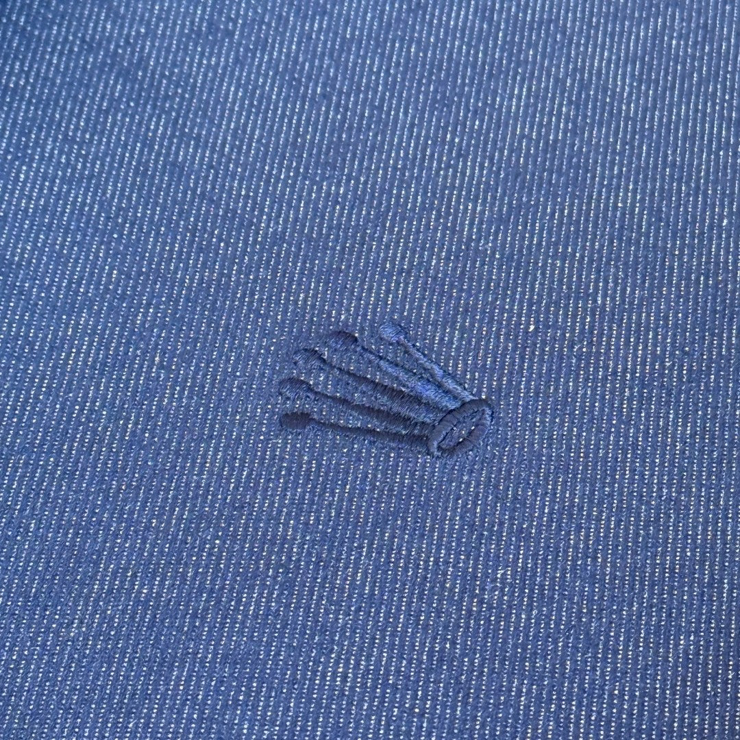 Rolex Denim and Leather Clutch