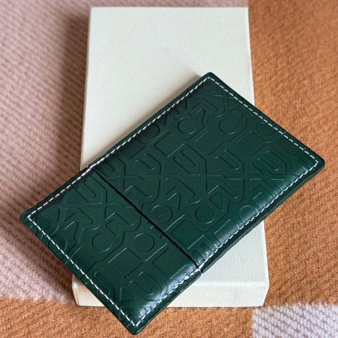 Rolex Green Leather Pocket Mirror