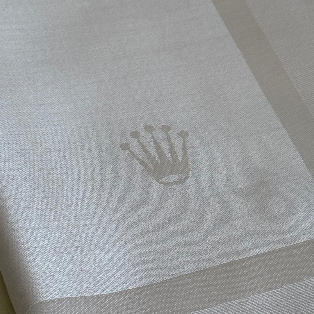 Rolex Light Candy Pink Silk Scarf